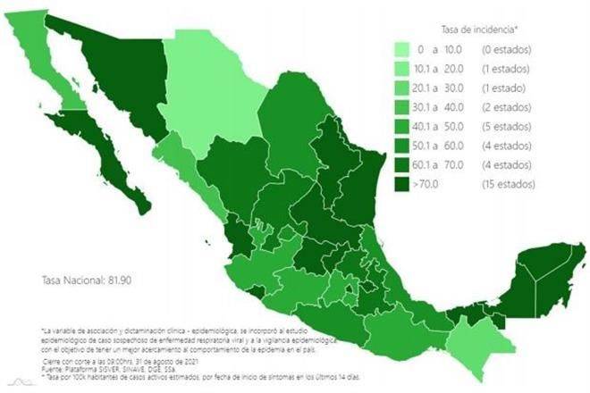 Registra Ssa 11 mil 146 casos más de Covid en México