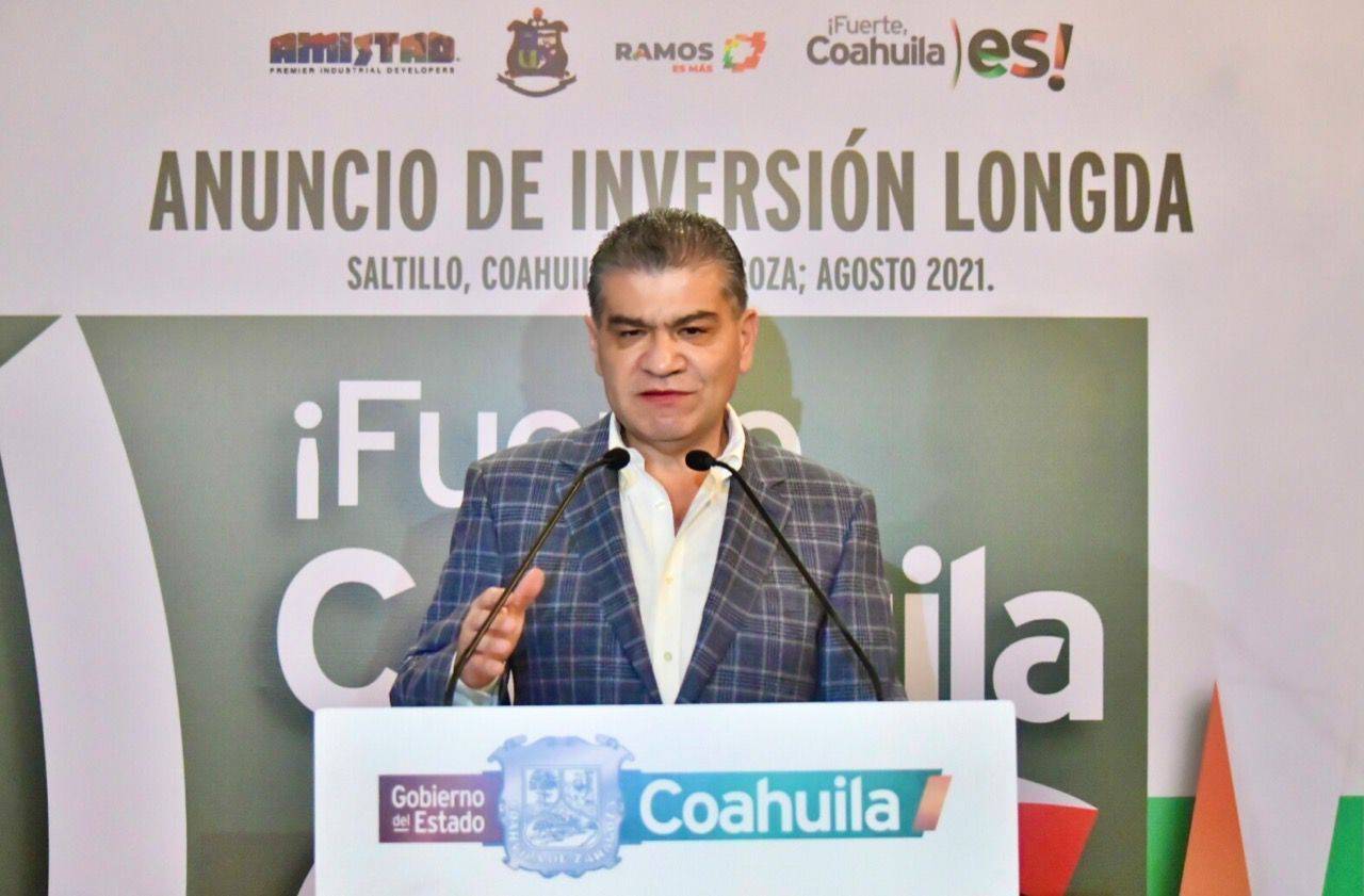 Crece flujo de  inversión extranjera directa en Coahuila en primer semestre 2021: MARS