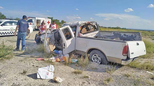 Tres lesionados tras volcar en la Premier