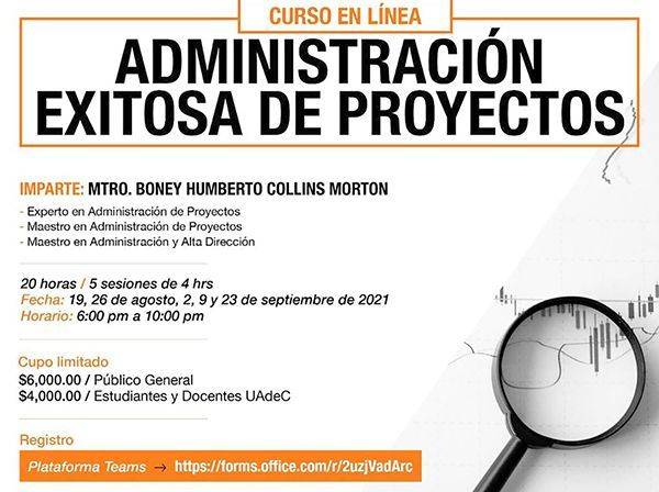 Invitan a curso de proyectos exitosos