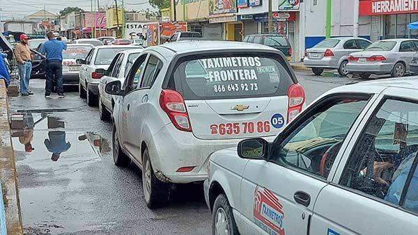 Irregulares taxistas de Ciudad Frontera