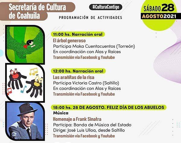 Trasmiten eventos culturales en línea