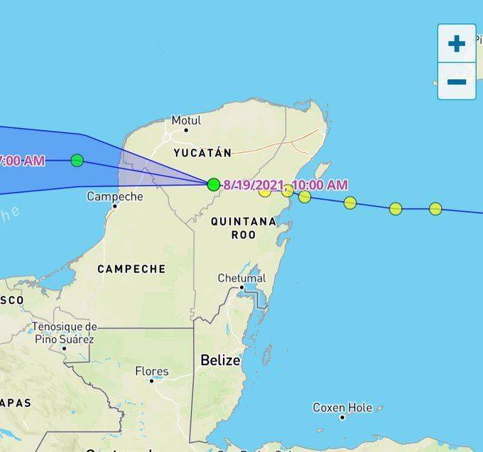 ‘Grace’ se degrada a tormenta tropical, informa gobernador de QRoo