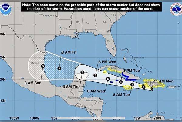 Amenaza tormenta “Grace” a Coahuila