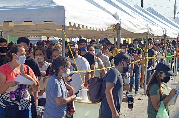 Insuficientes vacunas anticovid en Frontera