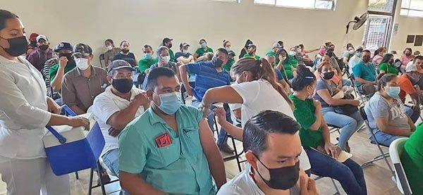 Inmunizan en MM a 3 mil 300 de 30 a 39