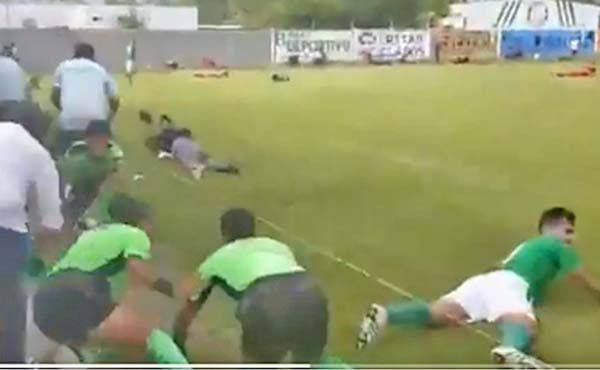 Balacera en partido
