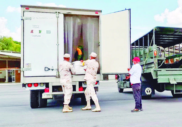 Recibe Salud Coahuila 85,900 dosis AstraZeneca