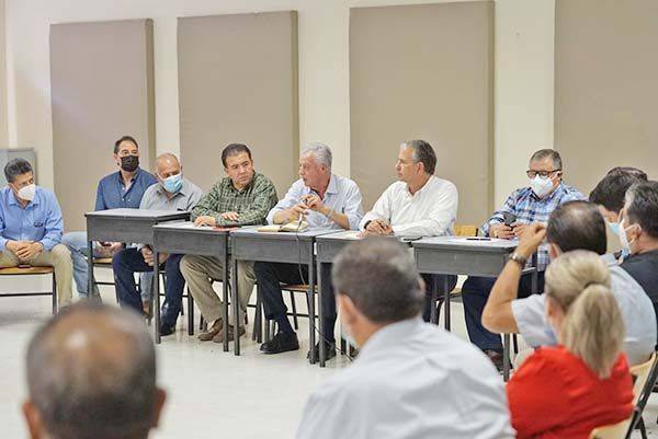 Coordinan auxilio a afectados por lluvias