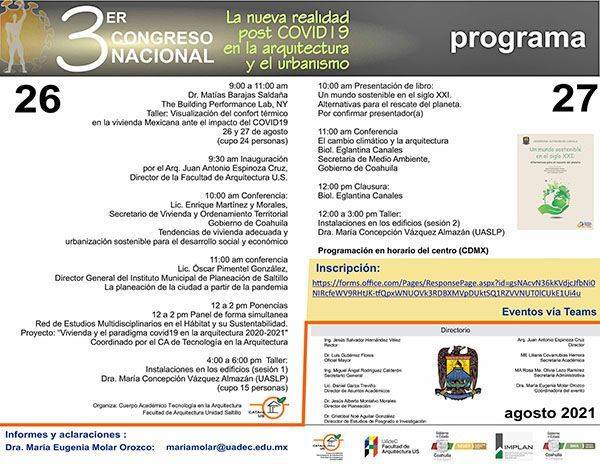 Organiza UAdeC congreso nacional