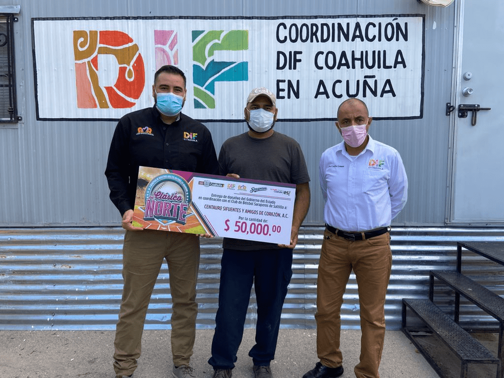 Entrega DIF Coahuila donativo a asilo de adultos mayores en abandono