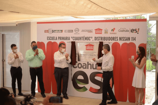INAUGURA MARS ESCUELAS DE FUNDACIÓN NISSAN EN CUATRO CIÉNEGAS Y NADADORES