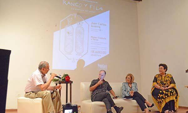 Exitosa presentación de libro Rango y Fila