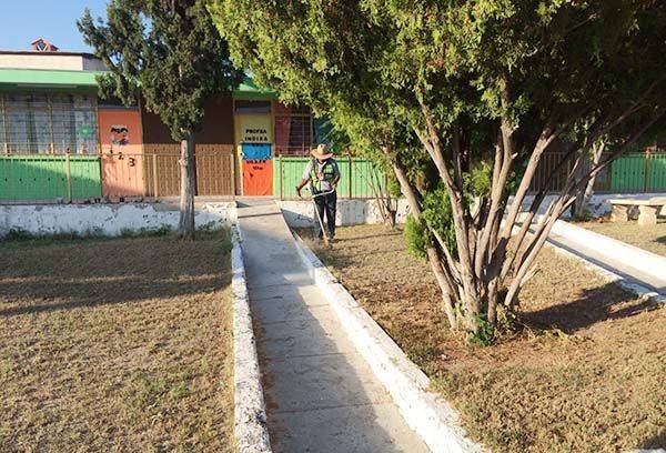 Apoya SB en limpieza por regreso a clases