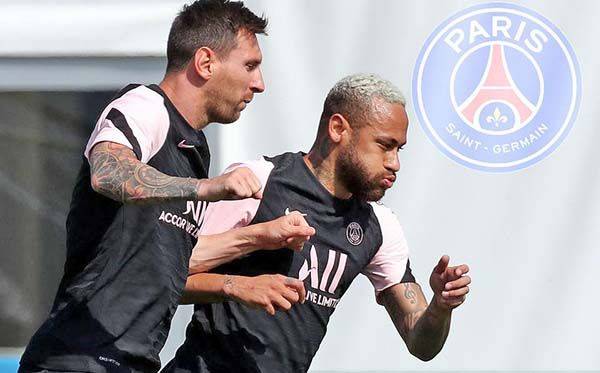 Messi rompió cinturas en su primer entrenamiento formal y PSG presume el video