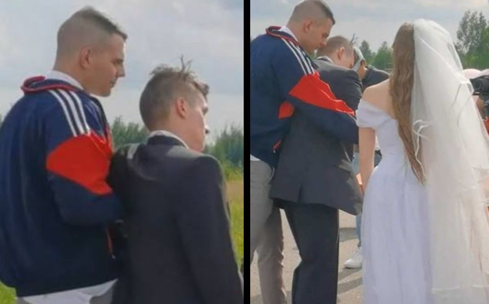 «Estuvo buena la despedida de soltero»: Novio llega borracho a su boda (VIDEO)