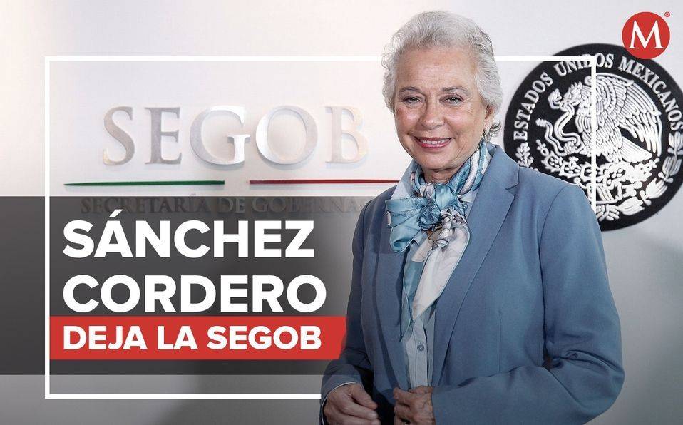 Olga Sánchez Cordero deja la Secretaría de Gobernación para volver al Senado