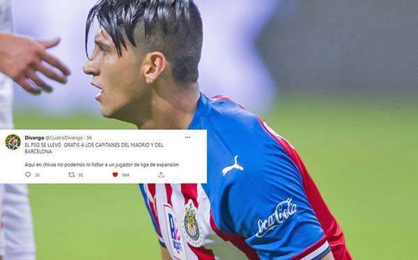 ‘Chivas no ficha ni de Liga de Expansión’; Pulido se delató con like criticando al plantel
