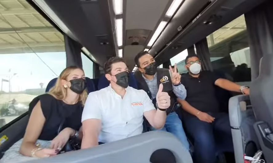 Llegan trabajadores de Nuevo León a Laredo; inicia vacunación