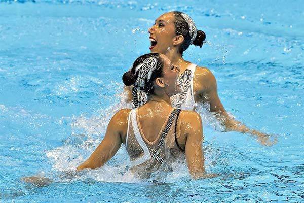 Terminan 13 sirenas mexicanas en la rutina libre