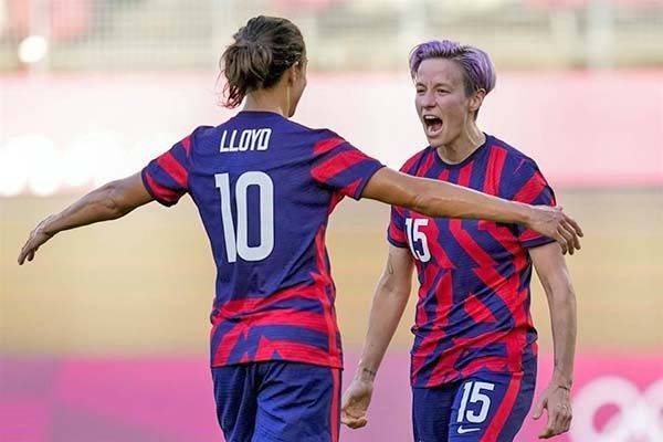 Le dan Lloyd y Rapinoe bronce a EU en Tokio 2020