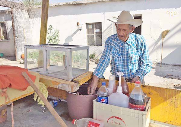A sus 98 años el “Tío” es ejemplo de trabajo