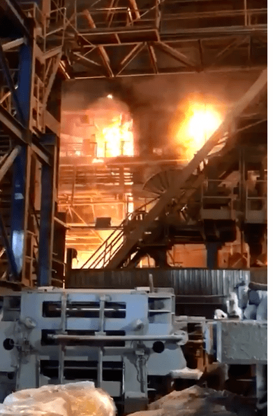 Se incendia “Convertidor” en AHMSA 2.