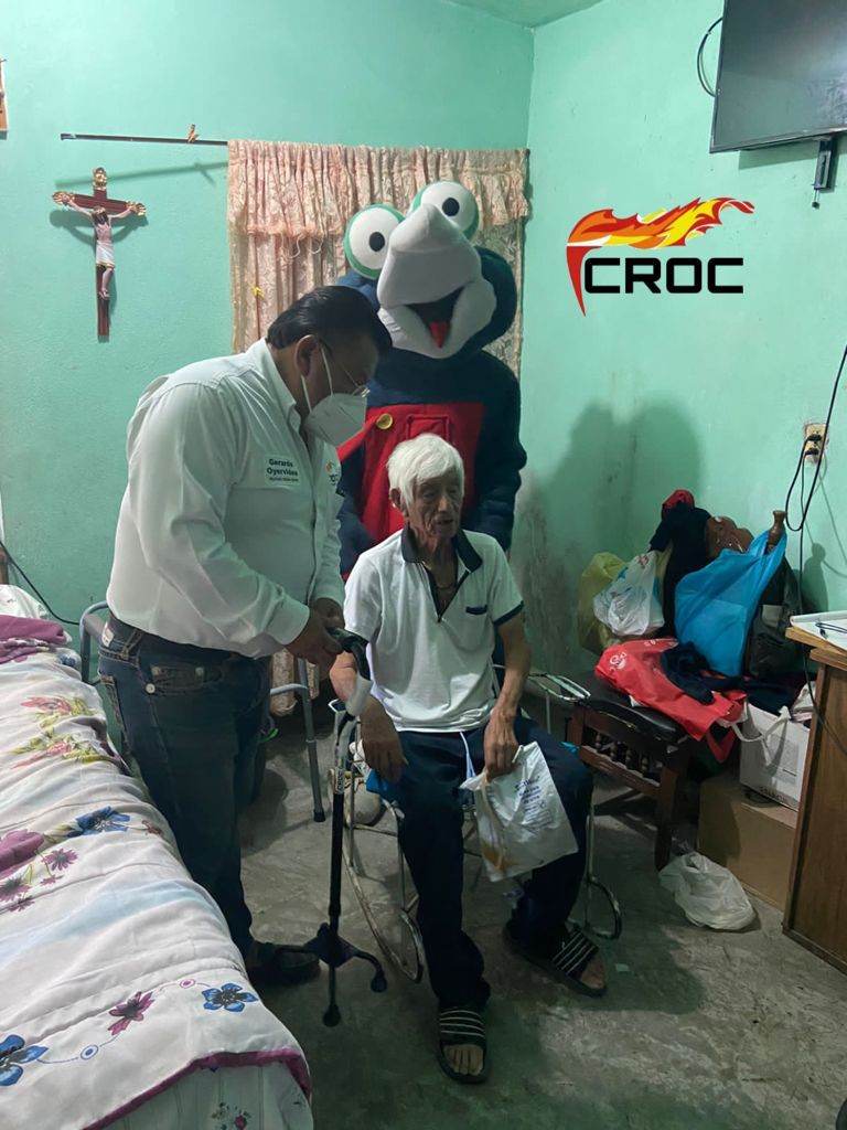 CROC beneficia a programa social de aparatos para movilidad por parte de Gerardo Oyervides