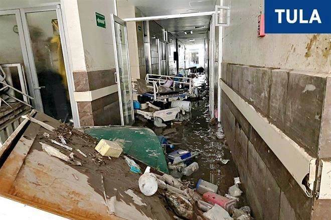 Hospital de Tula, en el peor lugar