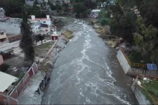 Advierten por crecida de Río Tula; evacuan a pobladores