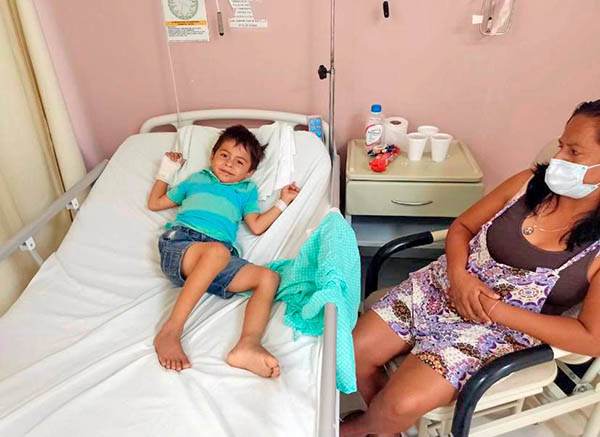 Niño de 4 años es mordido por víbora