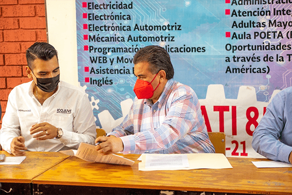 Firman convenio con el CECATI 85