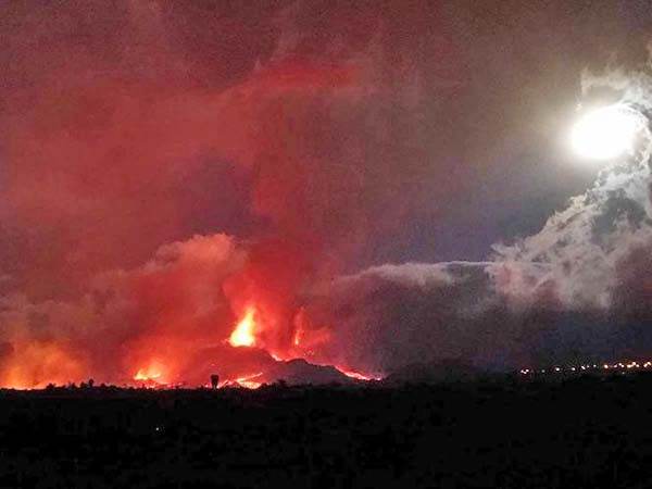 Lava del volcán Cumbre Vieja pierde velocidad