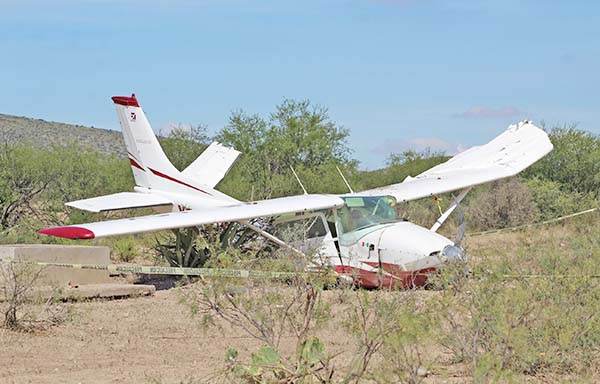 Realizan peritaje de avionazo en Castaños