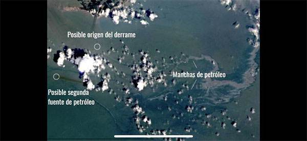 Hallan derrame de petróleo en Golfo de México tras ‘Ida’