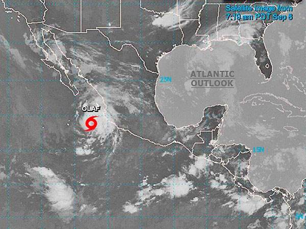 Se forma tormenta ‘Olaf’ en costas de México; amenaza con lluvias e inundaciones
