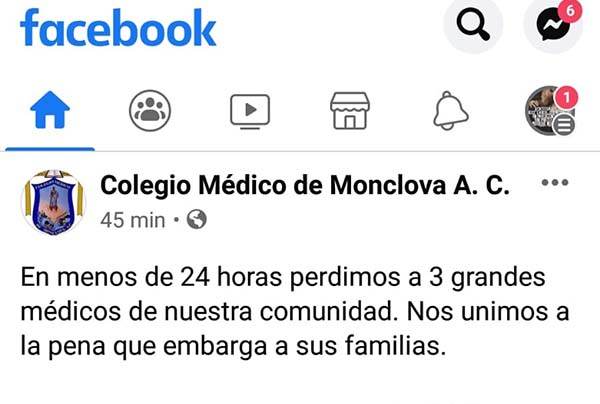 Lloran médicos partida de tres de sus colegas