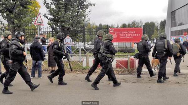 Tiroteo en universidad de Rusia deja 8 muertos