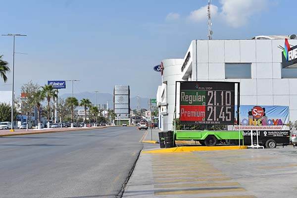 Precio de la gasolina continúa sin cambios