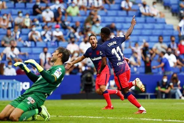 Da Lemar agónico triunfo al Atlético de Madrid