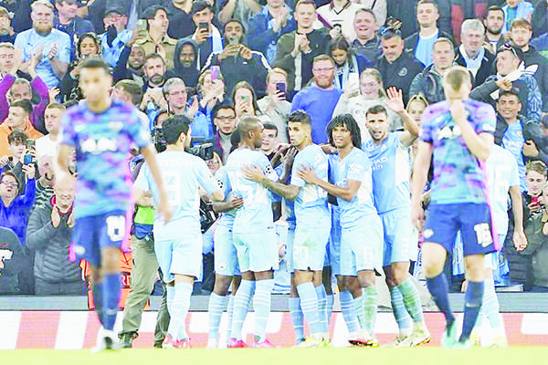 Lluvia de goles en triunfo del City ante Leipzig