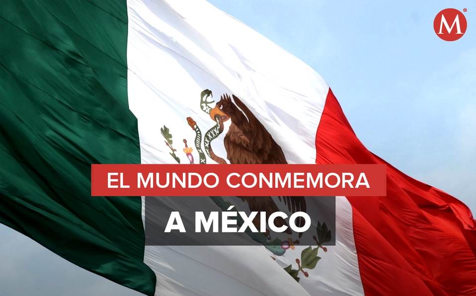 ¡México en el mundo! Con banderas y colores patrios, homenajean la Independencia