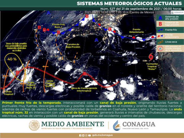 LLEGA A COAHUILA EL PRIMER FRENTE FRÍO DE LA TEMPORADA
