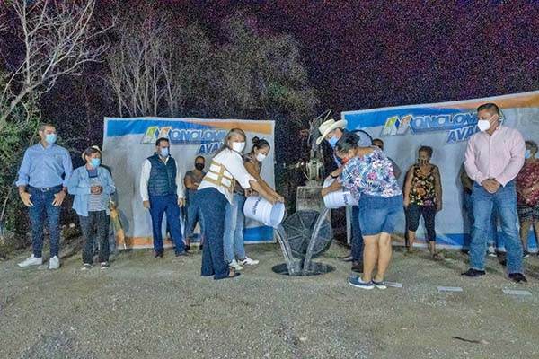 Entrega Alcalde red de atarjeas
