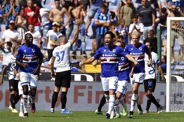 Iguala Inter en casa de la Sampdoria