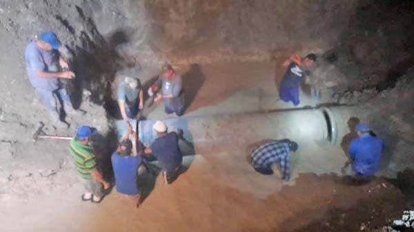 Restablecen agua potable en región