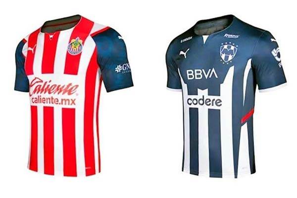 Innova PUMA con jerseys de Chivas y Rayados