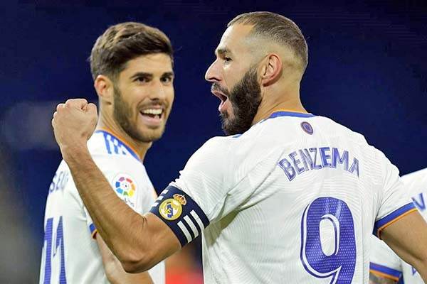 Se lucen Asensio y Benzema en goleada del Madrid