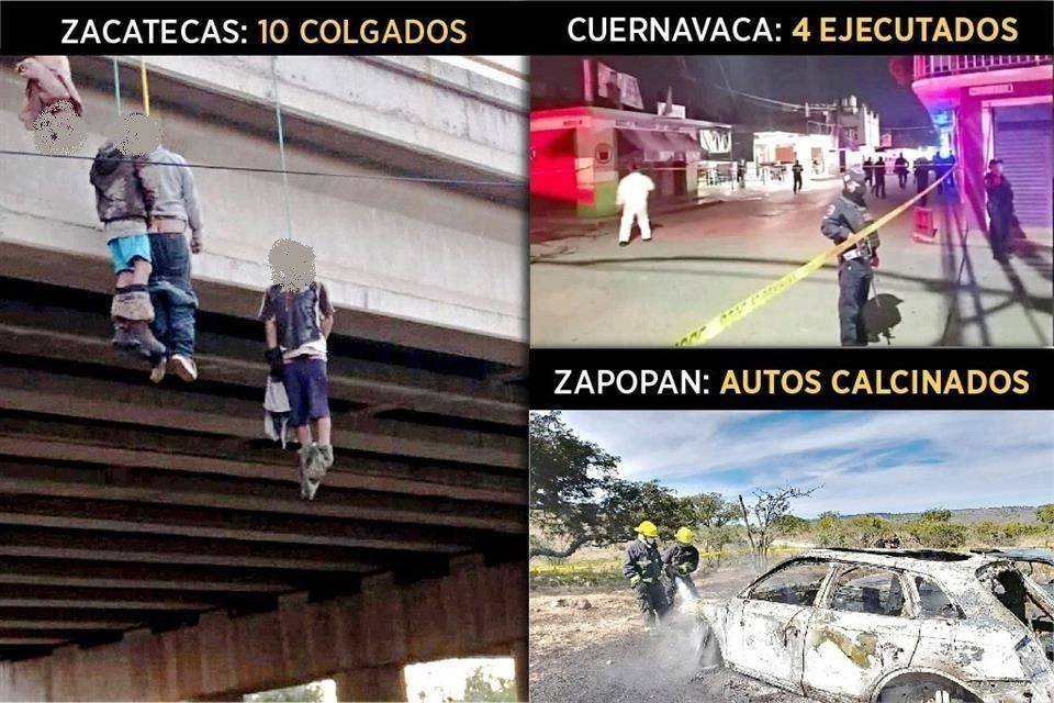 Arrecia violencia por CJNG