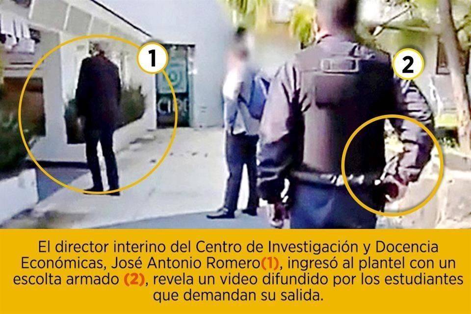 Tiene director del CIDE escolta… ¡y armado!